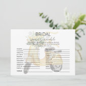 Europese Scooter Douche Woord Scramble Game Kaart (Staand voorkant)