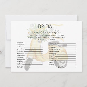 Europese Scooter Douche Woord Scramble Game Kaart