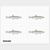 Europese smelt rechthoekige sticker (Vel)