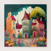 europese stedenpuzzel legpuzzel (Verticaal)