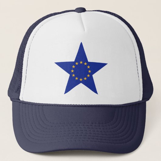 Europese sterrenvlag trucker pet (Voorkant)