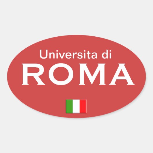 europese sticker universiteit van rome (Voorkant)