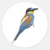 Europese Stickers van bijeneters (Voorkant)