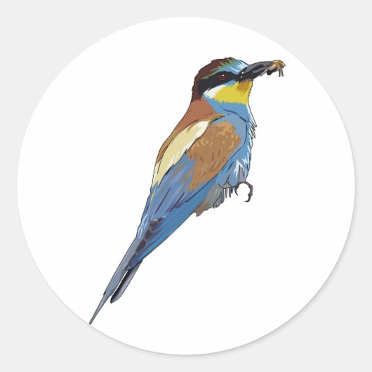 Europese Stickers van bijeneters (Voorkant)