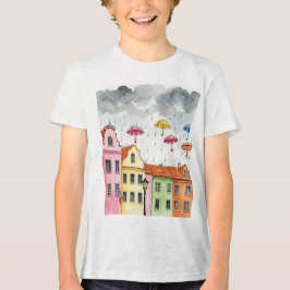 Europese straat Tri-Blend shirt