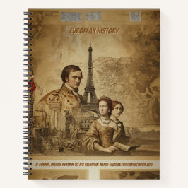 Europese tijdperken: Europese geschiedenis Notitieboek