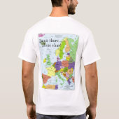 europese tour t-shirt (Achterkant)