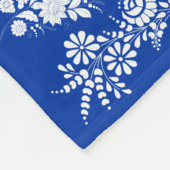 Europese traditionele volksmaterij fleece deken (Hoek)