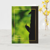 Europese treecreeper kaart (Gele Bloem)