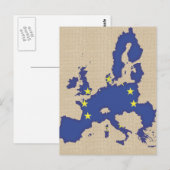 Europese Unie Briefkaart (Voorkant / Achterkant)