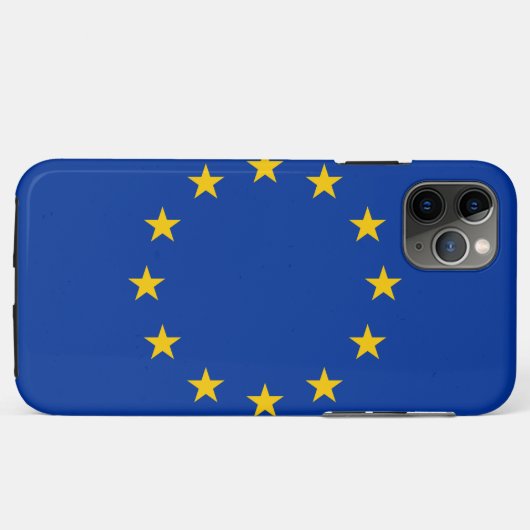 Europese Unie Case-Mate iPhone Case (Achterkant (horizontaal))