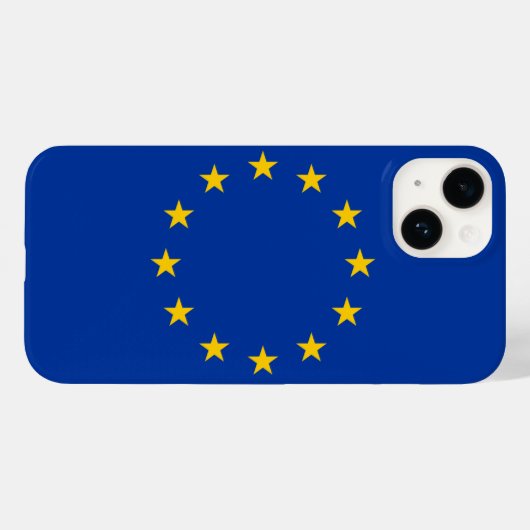 Europese Unie Case-Mate iPhone Case (Achterkant (horizontaal))