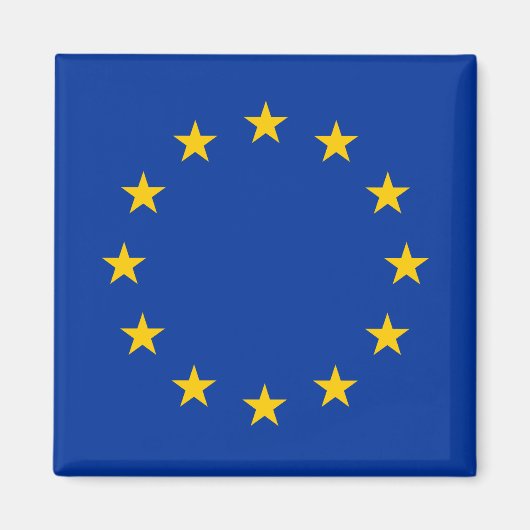 Europese Unie - EU-vlag Magneet (Voorkant)