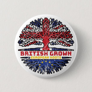Europese Unie Europa Verenigd Koninkrijk Ronde Button 5,7 Cm