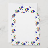 Europese Unie Ierse Verenigde Staten Shamrock Fami Kaart (Achterkant)