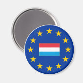Europese Unie Luxemburgse magneet (Voorkant / Achterkant)