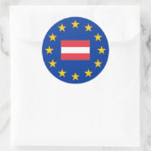 europese unie-oostenrijk-ronde-Sticker Ronde Sticker (Tas)