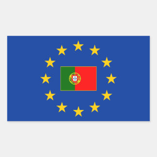 europese unie portugal rechthoekige Sticker
