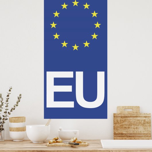 Europese Unie Poster (Keuken)