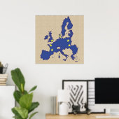 Europese Unie Poster (Thuiskantoor)