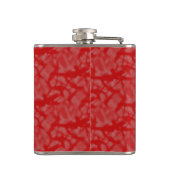 Europese Unie Rode LOVE Vlag gepersonaliseerd Heupfles (Achterkant)