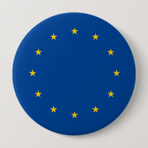 Europese Unie Ronde Button 4,0 Cm