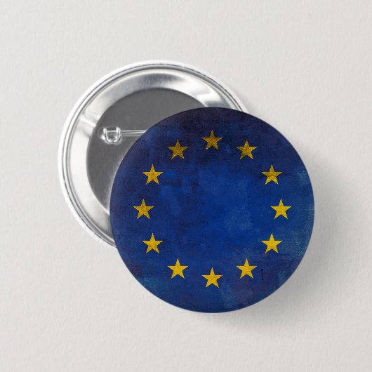 Europese Unie Ronde Button 5,7 Cm (Voorkant /achterkant)