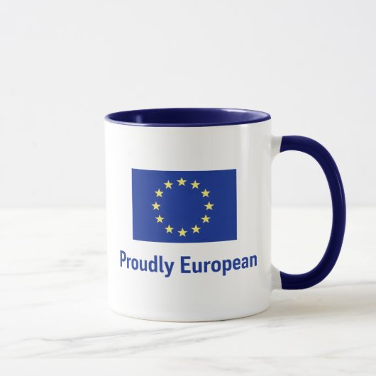Europese Unie Trots Europees Mok (Rechts)