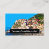 Europese vakantiespecialist visitekaartje (Voorkant)