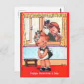  Europese Valentijn Maid, Chimney Sweep Briefkaart (Voorkant / Achterkant)