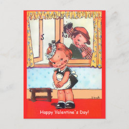  Europese Valentijn Maid, Chimney Sweep Briefkaart