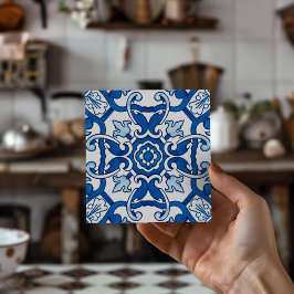 Europese vintage Sintra blauwe design tegel onderz Tegeltje