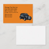 Europese Visitekaartjes voor de taxidienst (Voorkant / Achterkant)