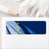 Europese vlag etiket (Insitu)