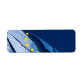 Europese vlag etiket (Voorkant)
