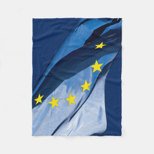 Europese vlag fleece deken (Voorkant)