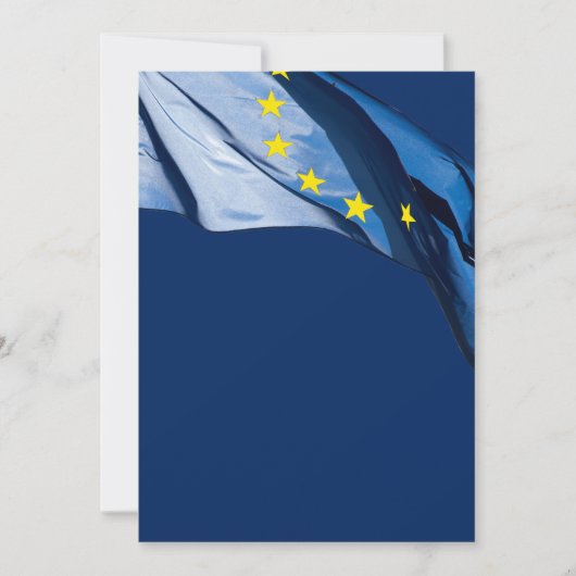 Europese vlag kaart (Voorkant)