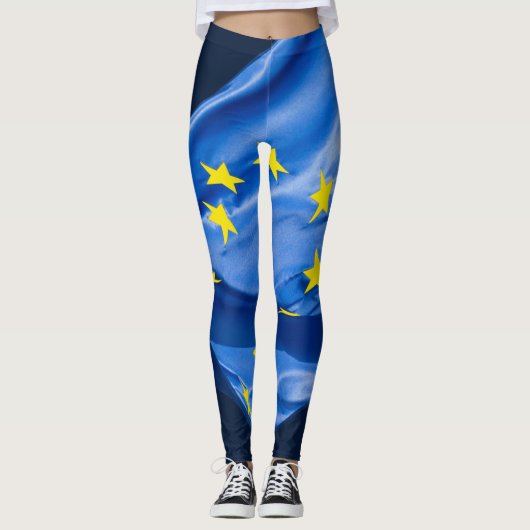 Europese vlag leggings (Voorkant)