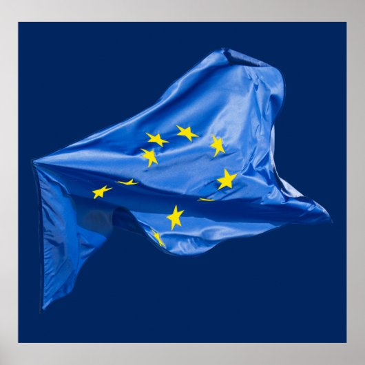 Europese vlag poster (Voorkant)