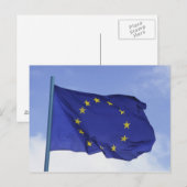 Europese vlag RF) Briefkaart (Voorkant / Achterkant)