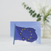 Europese vlag RF) Briefkaart (Staand voorkant)