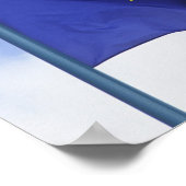 Europese vlag RF) Poster (Hoek)