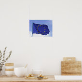 Europese vlag RF) Poster (Keuken)
