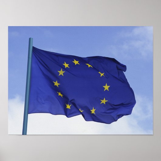 Europese vlag RF) Poster (Voorkant)