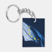 Europese vlag sleutelhanger (Voorkant Links)