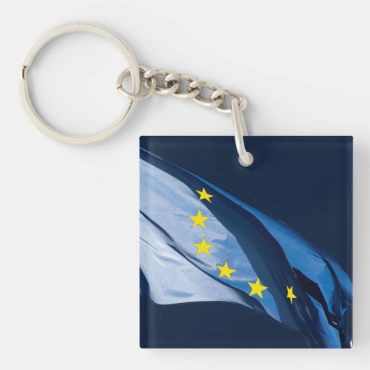 Europese vlag sleutelhanger (Voorkant)