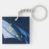 Europese vlag sleutelhanger (Achterkant)