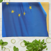 Europese vlag theedoek (Gevouwen)