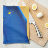 Europese vlag theedoek (Quarter Fold)