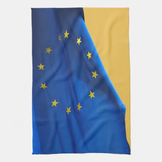 Europese vlag theedoek (Verticaal)